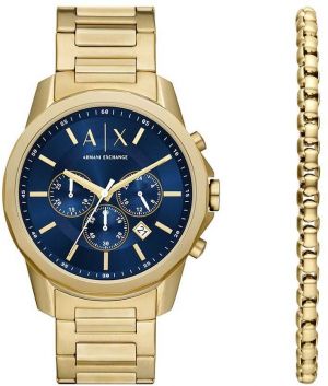 Hodinky Armani Exchange pánske, zlatá farba