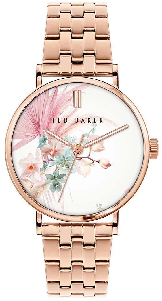 Hodinky Ted Baker dámske, ružová farba