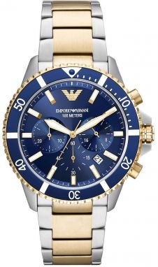 Hodinky Emporio Armani pánske, strieborná farba