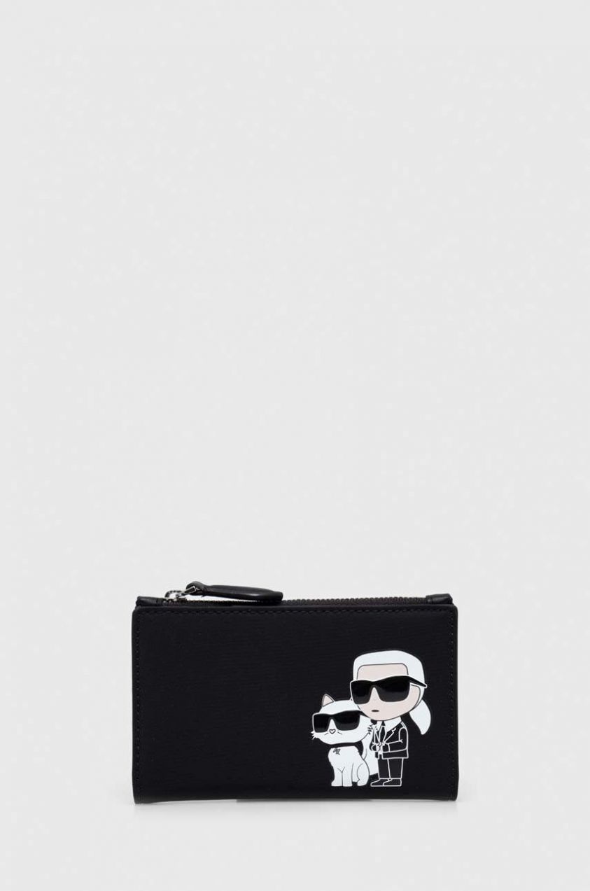 Peňaženka Karl Lagerfeld dámska, čierna farba