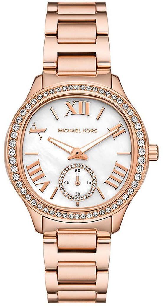 Hodinky Michael Kors dámske, ružová farba