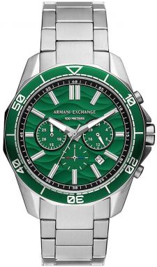 Hodinky Armani Exchange pánske, strieborná farba