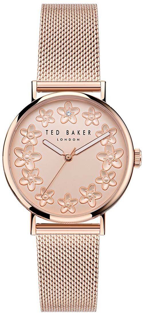 Hodinky Ted Baker dámske, ružová farba