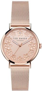 Hodinky Ted Baker dámske, ružová farba