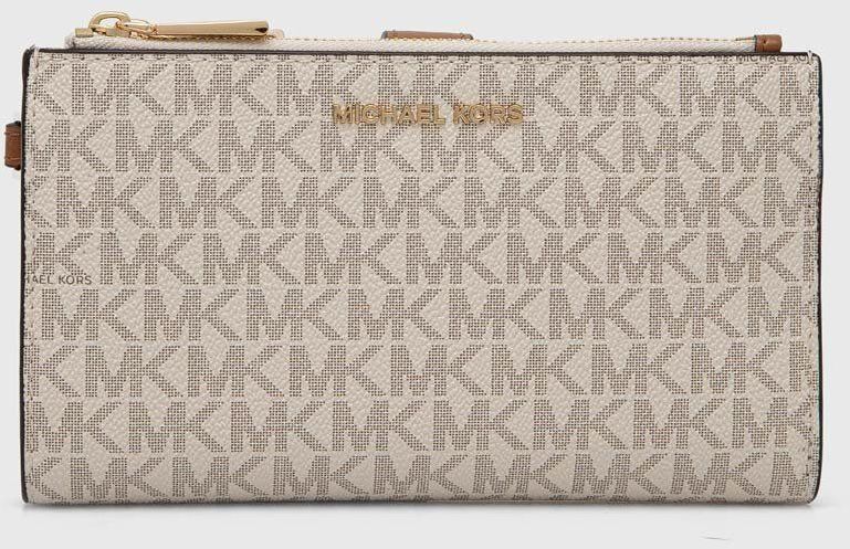 Peňaženka MICHAEL Michael Kors dámska, béžová farba