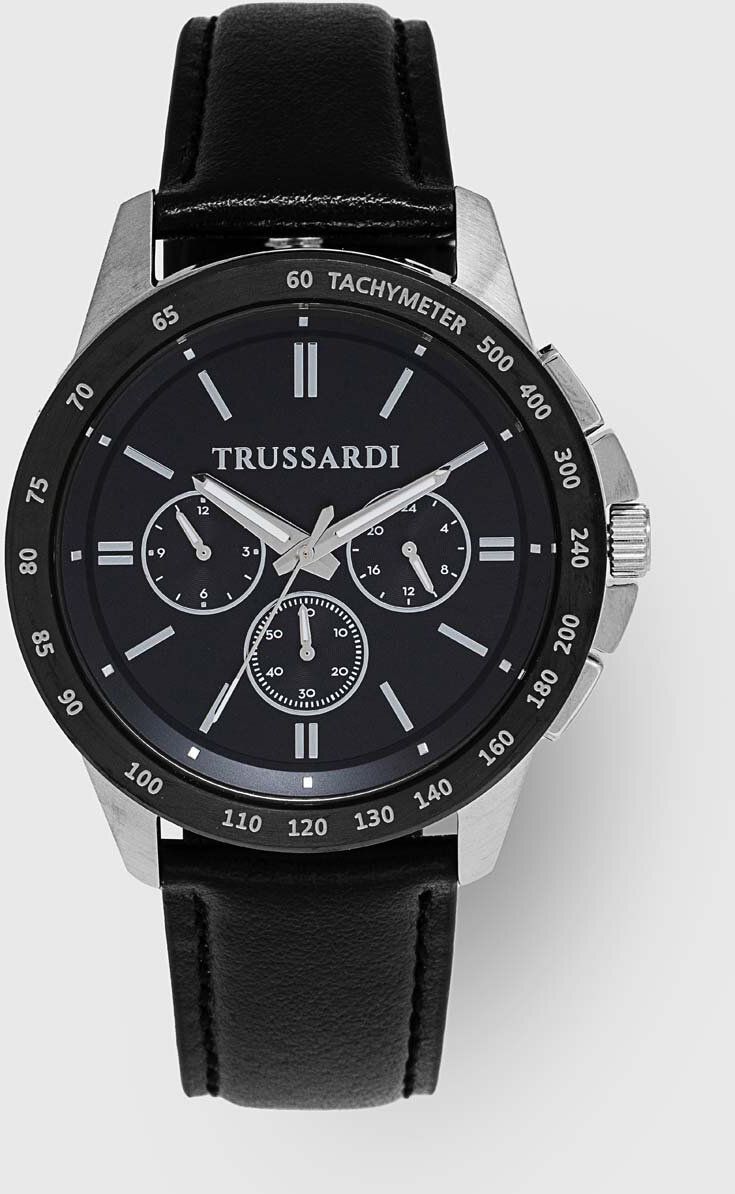 Hodinky Trussardi pánske, čierna farba, R2451153002