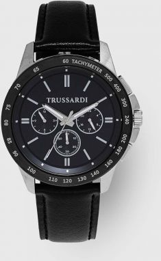 Hodinky Trussardi pánske, čierna farba, R2451153002