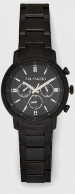 Hodinky Trussardi pánske, čierna farba, R2453147011