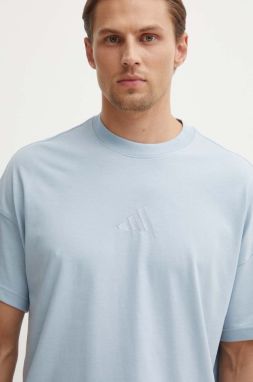 Bavlnené tričko adidas All SZN pánske, jednofarebné, IY4142