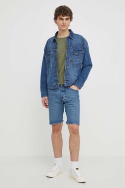 Rifľové krátke nohavice Levi's pánske
