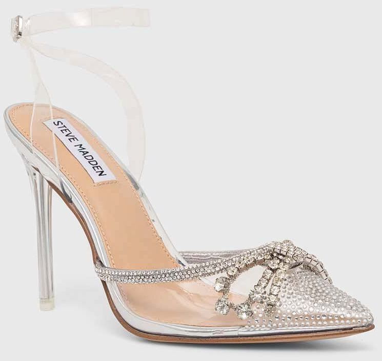Lodičky Steve Madden Vibrantly-R priehľadná farba, SM11002777