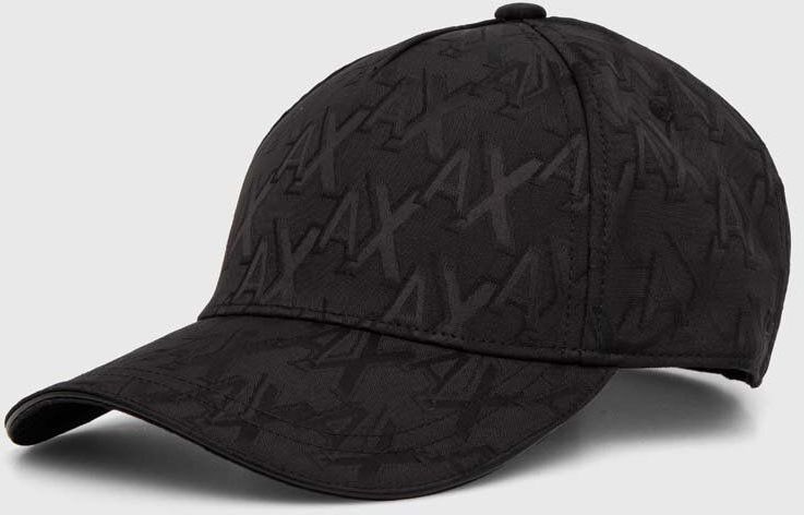 Šiltovka Armani Exchange čierna farba, vzorovaná, 954205 4F102
