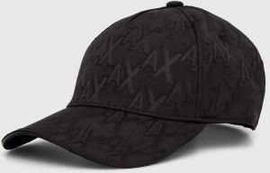 Šiltovka Armani Exchange čierna farba, vzorovaná, 954205 4F102