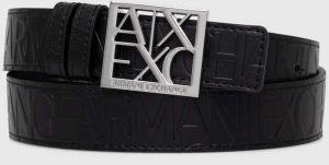 Obojstranný opasok Armani Exchange dámsky, čierna farba, 941179 CC793