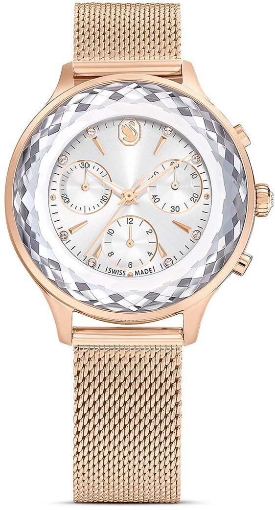 Hodinky Swarovski NOVA CHRONO dámske, zlatá farba, 5677506