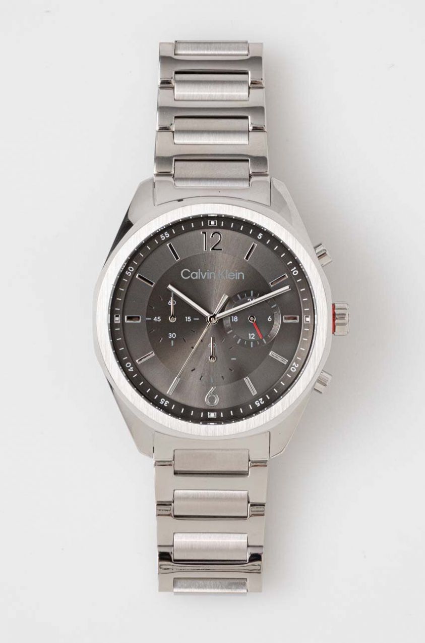 Hodinky Calvin Klein pánske, strieborná farba