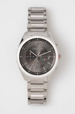 Hodinky Calvin Klein pánske, strieborná farba