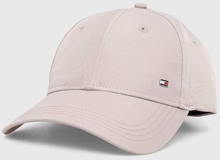 Šiltovka Tommy Hilfiger šedá farba,jednofarebná,AM0AM12254