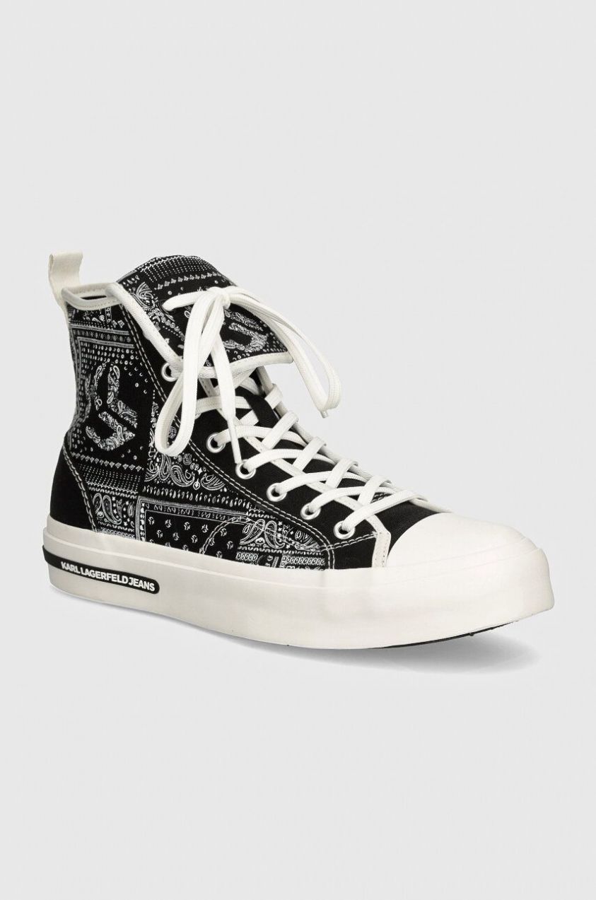Tenisky Karl Lagerfeld Jeans KLJ VULC pánske, čierna farba, KLJ50955