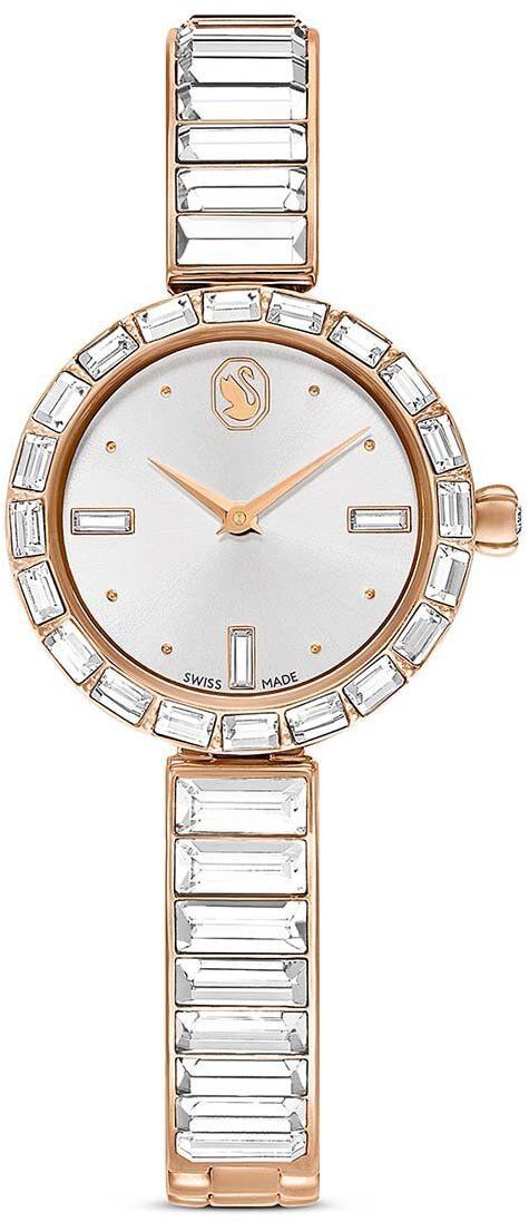 Hodinky Swarovski MATRIX dámske, biela farba, 5677484