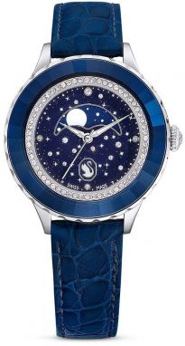 Hodinky Swarovski OCTEA MOON dámske, tmavomodrá farba, 5677494