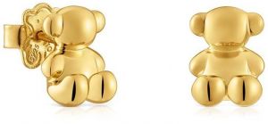 Strieborné pozlátené náušnice Tous Bold Bear 1004195400