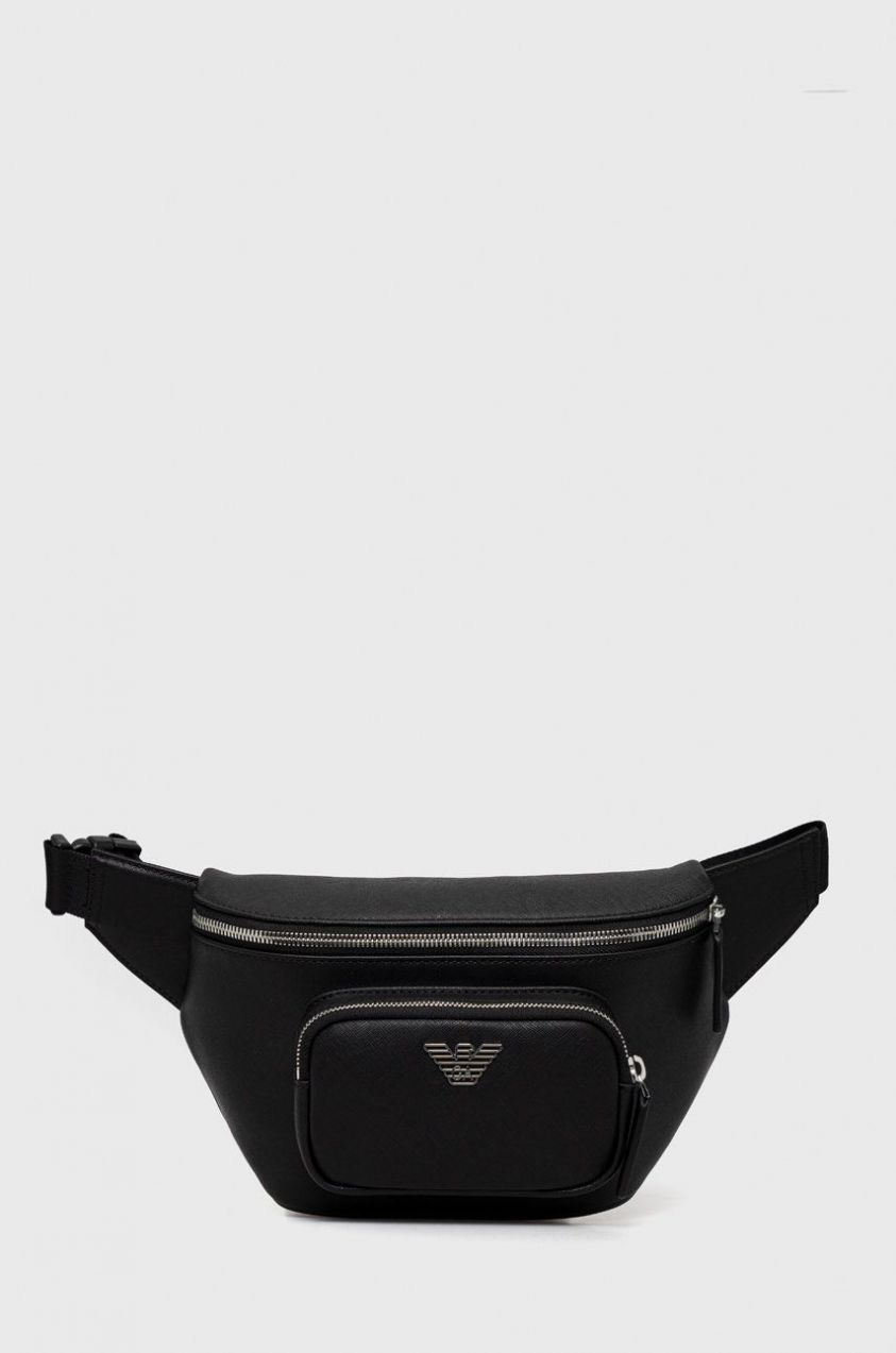 Ľadvinka Emporio Armani čierna farba, Y4O238 Y138E