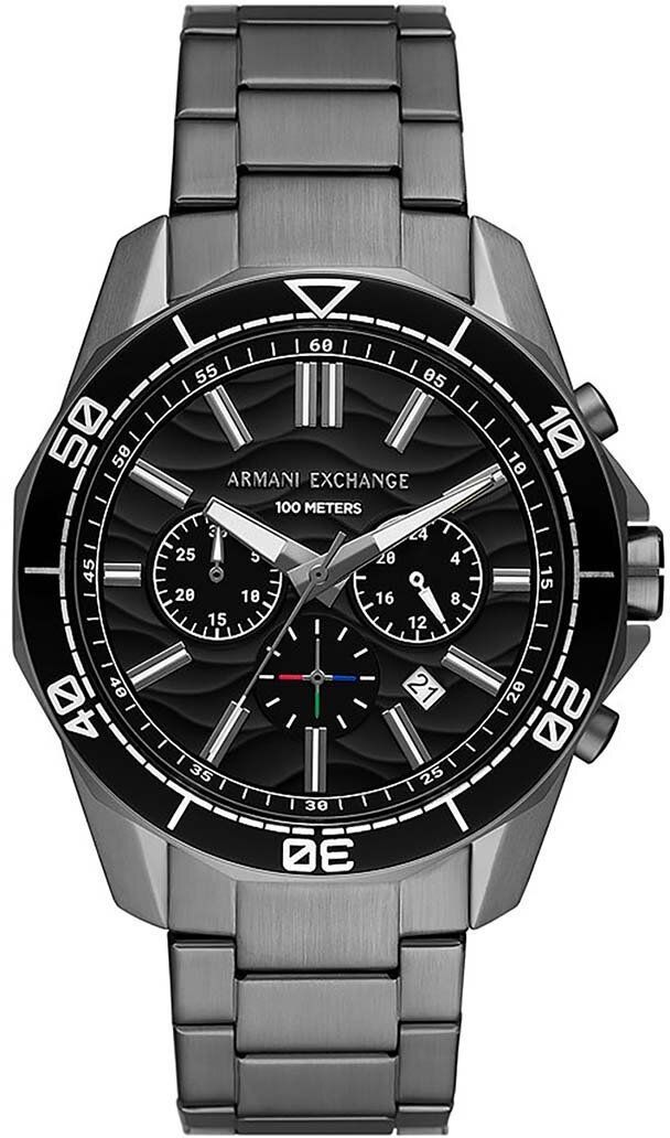 Hodinky Armani Exchange pánske, šedá farba