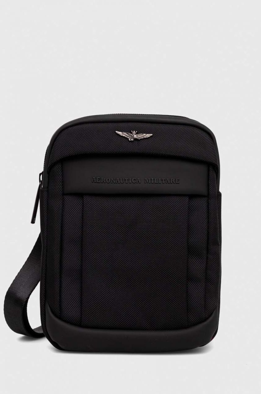 Malá taška Aeronautica Militare čierna farba, AM500