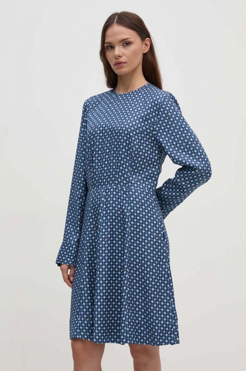 Šaty Tommy Hilfiger mini, áčkový strih, WW0WW42315