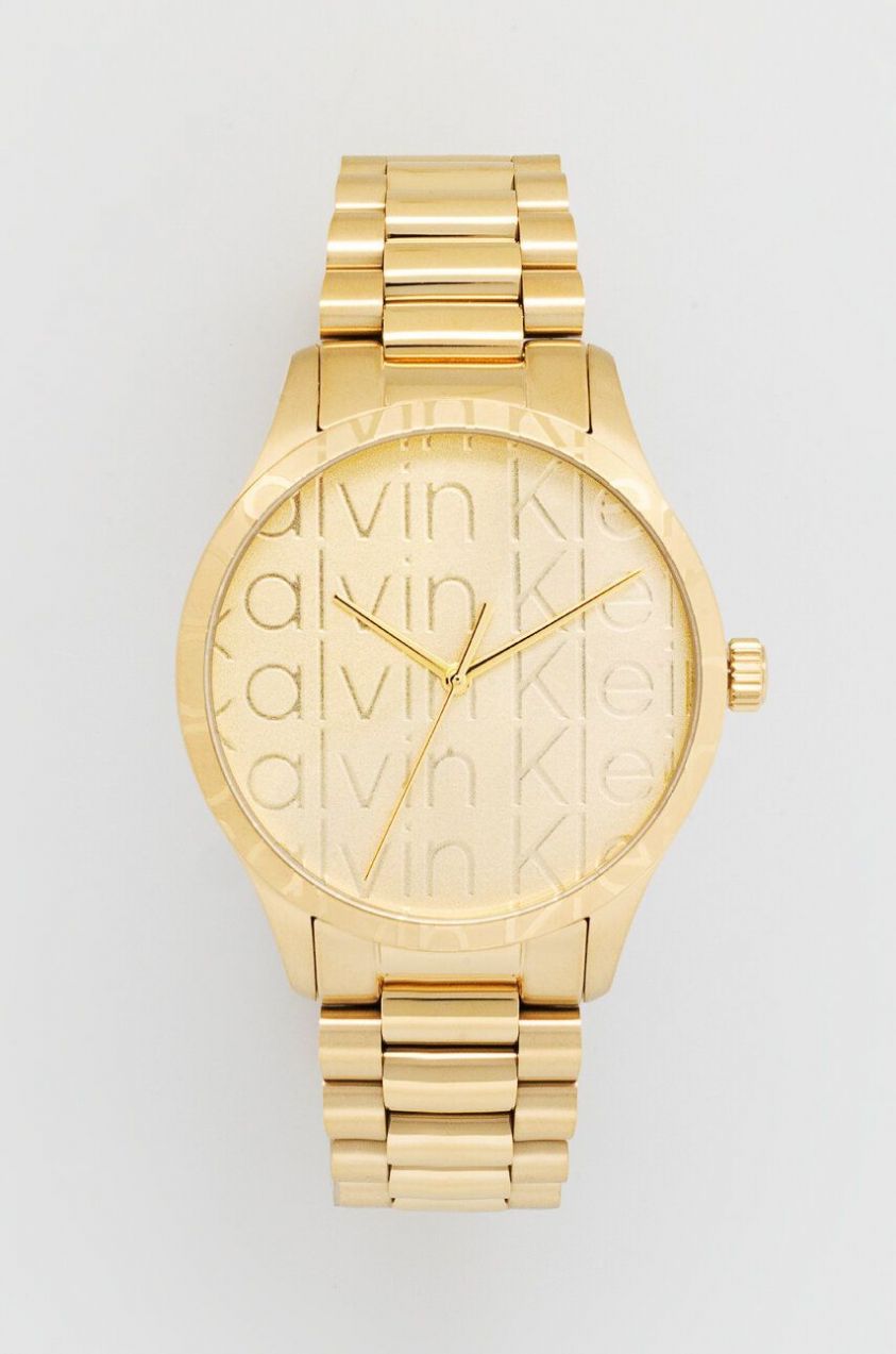 Hodinky Calvin Klein pánske, zlatá farba, 25200327