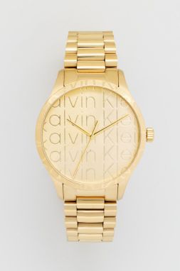 Hodinky Calvin Klein pánske, zlatá farba, 25200327