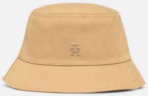 Bavlnený klobúk Tommy Hilfiger béžová farba, bavlnený, AW0AW16781