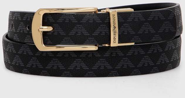 Opasok Emporio Armani dámsky, čierna farba, Y3I373 YFJ5X
