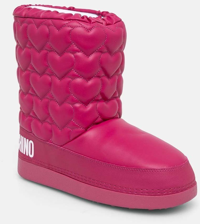 Snehule Love Moschino ružová farba, JA24082G1LISE626