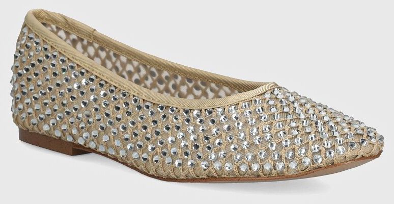 Baleríny Steve Madden Marli strieborná farba, SM11003249