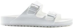 Šľapky Birkenstock Arizona Eva dámske, biela farba, 129443