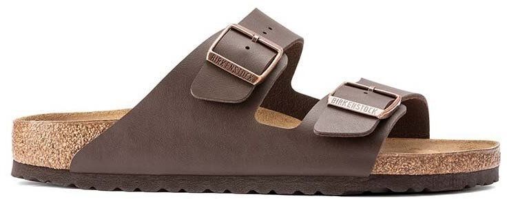 Šľapky Birkenstock Arizona pánske, hnedá farba