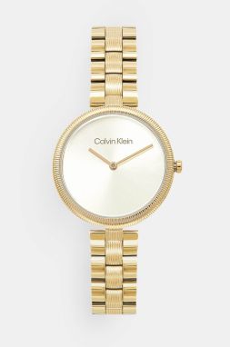 Hodinky Calvin Klein dámske, zlatá farba, 25100014