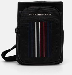 Malá taška Tommy Hilfiger čierna farba, AM0AM12456