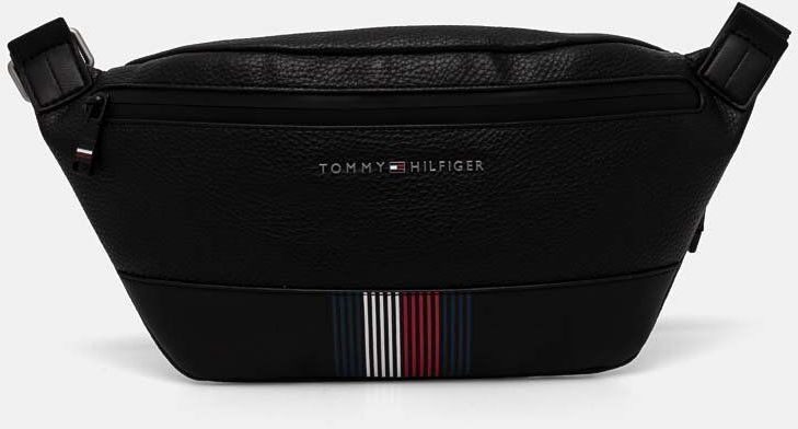 Malá taška Tommy Hilfiger čierna farba, AM0AM12673