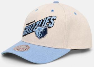 Šiltovka Mitchell&Ness Memphis Grizzlies béžová farba, vzorovaná, HHSS7555-MGRYYPPPOFWH