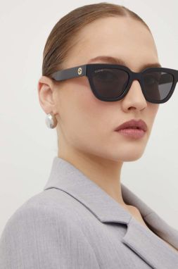 Slnečné okuliare Gucci dámske, čierna farba, GG1578S