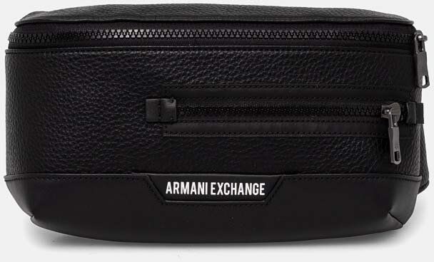 Ľadvinka Armani Exchange čierna farba, 952694 4F863
