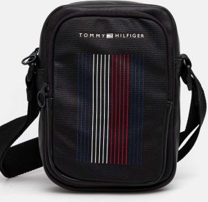 Malá taška Tommy Hilfiger čierna farba, AM0AM12457