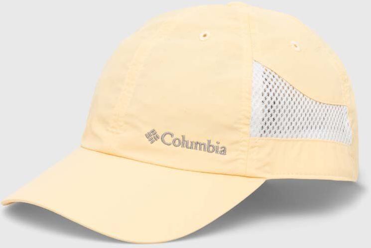 Šiltovka Columbia Tech Shade žltá farba, s nášivkou, 1539331