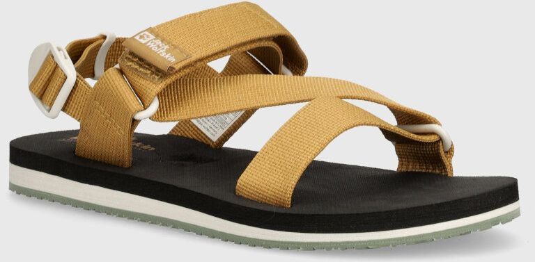 Sandále Jack Wolfskin Urban Entdeckung dámske, hnedá farba, 4056801