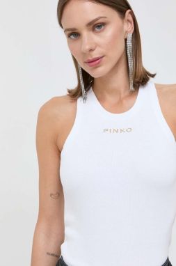 Top Pinko dámsky, biela farba, 100822.A15E