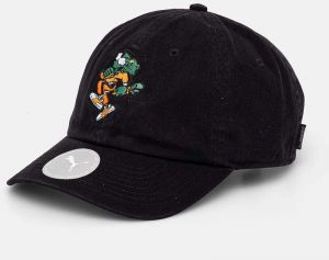 Bavlnená šiltovka Puma PUMA x CARROTS Dad Cap čierna farba, s nášivkou, 25789