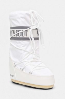 Snehule Moon Boot MB ICON NYLON biela farba, 80D1400440 A001